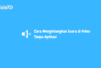 Cara Menghilangkan Suara di Video Tanpa Aplikasi