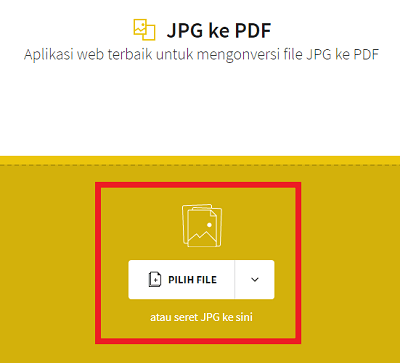 cara mengubah jpg ke format pdf