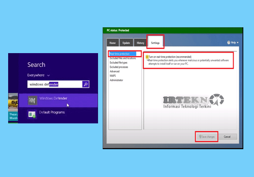 Cara Mengaktifkan Windows Defender Windows 8