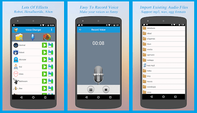 Aplikasi Pengubah Suara Real Time Android
