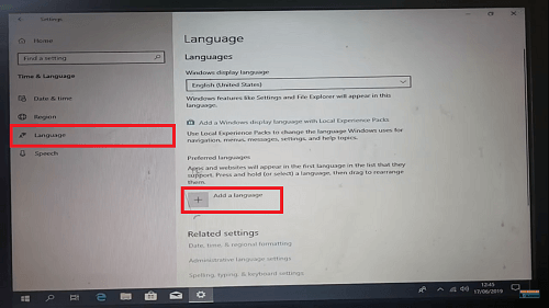 cara mengubah bahasa di laptop lenovo windows 10