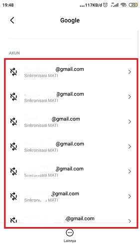 cara menghapus akun gmail di hp
