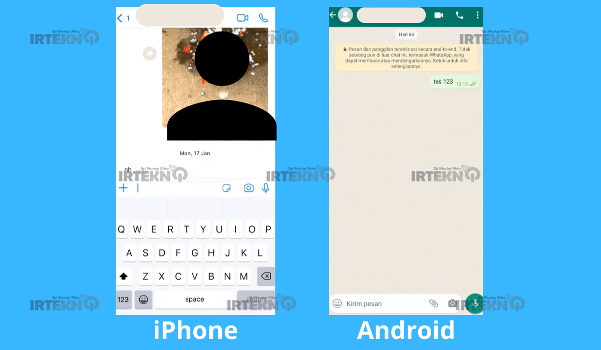 tampilan whatsapp iphone untuk android